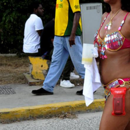 Winston Sill / Freelance Photographer
Bacchanal Jamaica Carnival Road Parade, on the streets of Kingston, held on Sunday April 7, 2013.