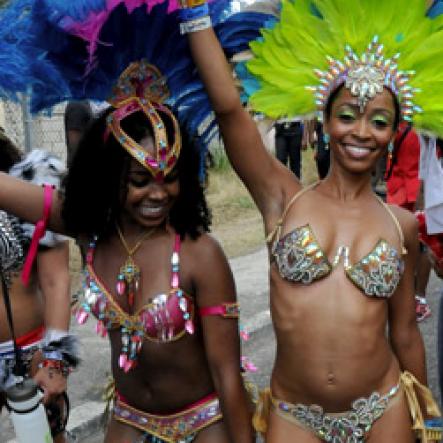 Winston Sill / Freelance Photographer
Bacchanal Jamaica Carnival Road Parade, on the streets of Kingston, held on Sunday April 7, 2013.