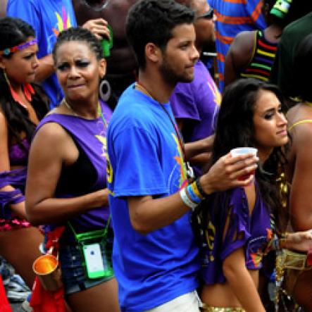 Winston Sill / Freelance Photographer
Bacchanal Jamaica Carnival Road Parade, on the streets of Kingston, held on Sunday April 7, 2013.