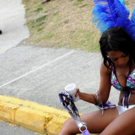 Winston Sill / Freelance Photographer
Bacchanal Jamaica Carnival Road Parade, on the streets of Kingston, held on Sunday April 7, 2013.