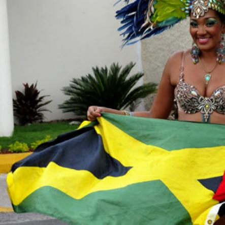 Winston Sill / Freelance Photographer
Bacchanal Jamaica Carnival Road Parade, on the streets of Kingston, held on Sunday April 7, 2013.