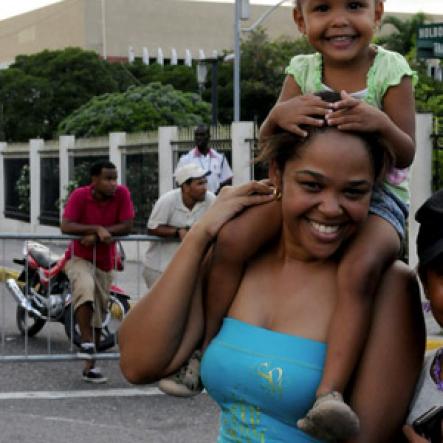 Winston Sill / Freelance Photographer
Bacchanal Jamaica Carnival Road Parade, on the streets of Kingston, held on Sunday April 7, 2013.