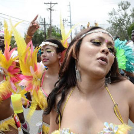 Rudolph Brown/Photographer
Carnival Road March in Kingston on Sunday, April 27, 2014