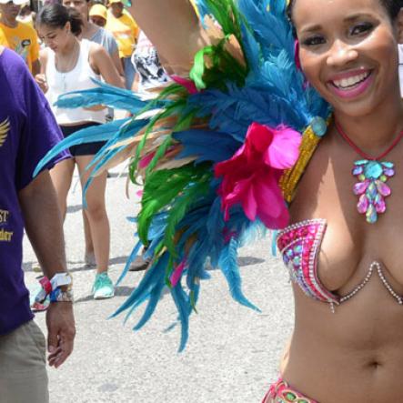 Rudolph Brown/Photographer
Carnival Road March in Kingston on Sunday, April 27, 2014