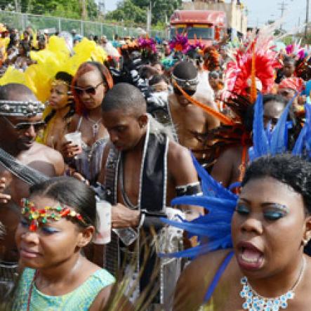 Rudolph Brown/Photographer
Carnival Road March in Kingston on Sunday, April 27, 2014