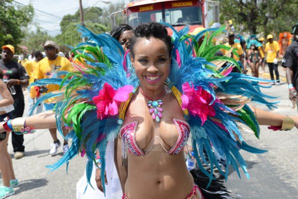 Rudolph Brown/Photographer
Carnival Road March in Kingston on Sunday, April 27, 2014