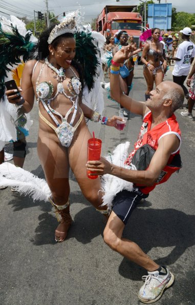 Rudolph Brown/Photographer
Carnival Road March in Kingston on Sunday, April 27, 2014