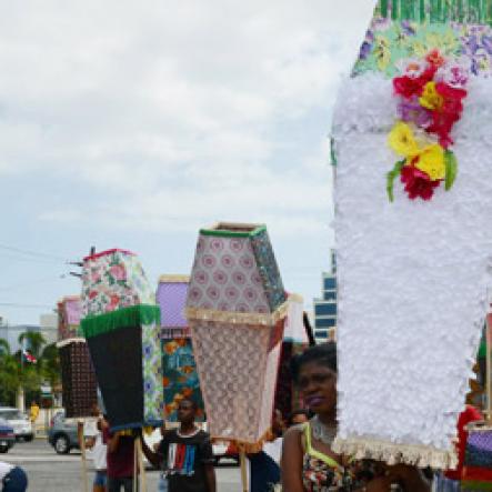 Rudolph Brown/Photographer
Carnival Road March in Kingston on Sunday, April 27, 2014