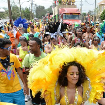 Rudolph Brown/Photographer
Carnival Road March in Kingston on Sunday, April 27, 2014