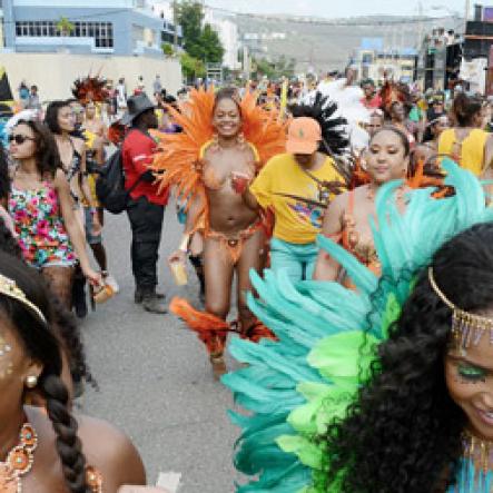 Rudolph Brown/Photographer
Carnival Road March in Kingston on Sunday, April 27, 2014