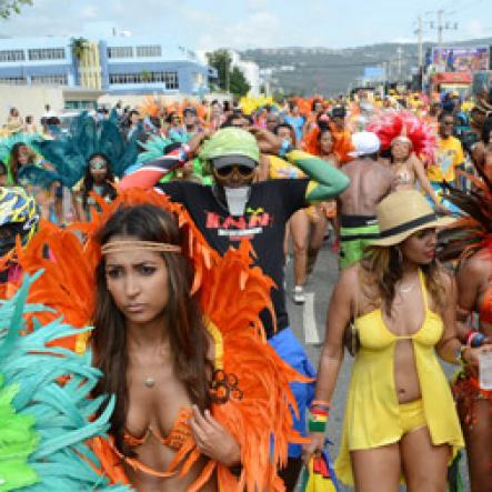 Rudolph Brown/Photographer
Carnival Road March in Kingston on Sunday, April 27, 2014