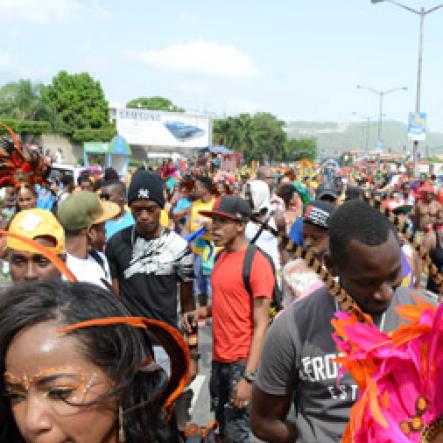 Rudolph Brown/Photographer
Carnival Road March in Kingston on Sunday, April 27, 2014