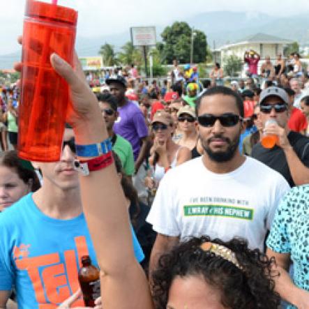 Rudolph Brown/Photographer
Carnival Road March in Kingston on Sunday, April 27, 2014