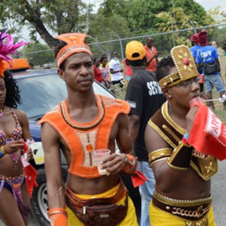 Rudolph Brown/Photographer
Carnival Road March in Kingston on Sunday, April 27, 2014