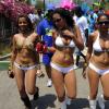 Norman Grindley /Chief Photographer
Revelers enjoying the soca madness as they march down Lady Musgrave Road in St. Andrew April 11, 2010..