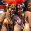 Norman Grindley /Chief Photographer
Revelers enjoying the soca madness as they march down Lady Musgrave Road in St. Andrew April 11, 2010..