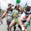 Norman Grindley /Chief Photographer
Revelers enjoying the soca madness as they march down Lady Musgrave Road in St. Andrew April 11, 2010..