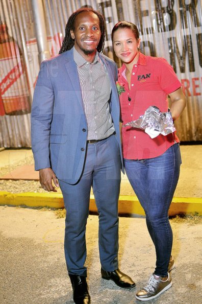 Anthony Minott
Minister of state in the Ministry of Culture, Gender, Entertainment and Sports Alando Terrelonge with Alicia Bogues, regional development manager at CB Foods at the launch of PAN 2018.