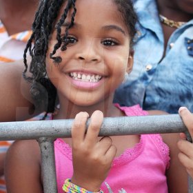 Anthony Minott

A girl flashes a beautiful smile during Saturday's CB Pan Chicken Championship Eastern Regional Elimination, held at the UDC field, Portmore, St Catherine.