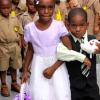 Anthony Minott/Freelance Photographer
Scenes during a role play of a wedding ceremony at the Bridgeport Infant school, in Portmore, St Catherine on Friday, November 13, 2009.