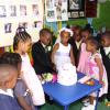 Anthony Minott/Freelance Photographer
Scenes during a role play of a wedding ceremony at the Bridgeport Infant school, in Portmore, St Catherine on Friday, November 13, 2009.