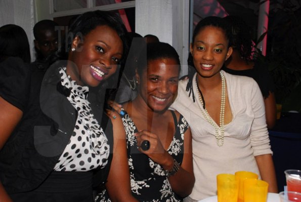 Colin Hamilton/PHOTOGRAPHER
From left, Carla Hollingsworth, Tazhna Williams, and Tamiann Young at Chino Album Launch at the Devonshire Hotel on Monday May 24, 2011.