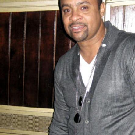 Shaggy passing through Chris Martin's Birthday Party at Fiction nightclub on Monday.