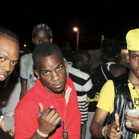 Anthony Minott/Freelance Photographer
The crews were out in full force. Here one of them pose for the camera during RumBar Chug it at Sugarman's Beach, Portmore, St Catherine, on Sunday, May 27, 2012.