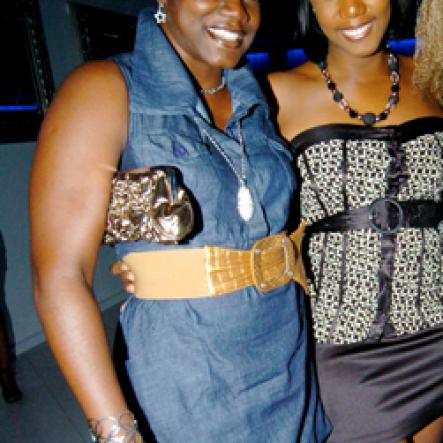 Winston Sill / Freelance Photographer
 From left: Sophia Skyers, Marsha Wilson and Trish McFarlane are dressed to kill at the official opening of Club Privilege, Trinidad Terrace, New Kingston on Friday night.

**************************************************************** December 11, 2009. Here are Sophia Skyers (left); Marsha Wilson (centre); and Trish McFarlane (right).