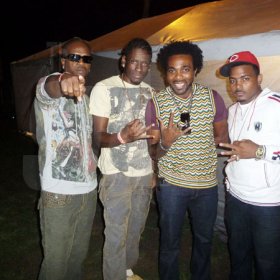 Roxroy McLean Photo

Voicemail and Aidonia hanging out at College Rage, held last Saturday at Jamaica College.