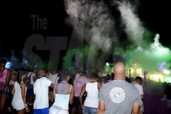 Winston Sill/Freelance Photographer
Smirnoff Colour Festival party, held at Hope Gardens, Old Hope Road on Sunday night September 28, 2014.