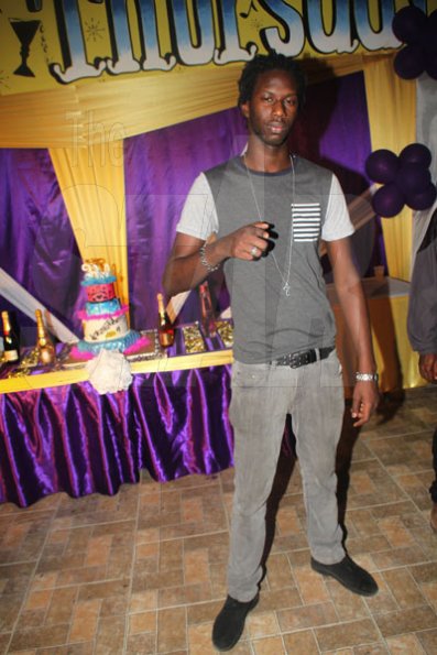 Anthony Minott/Freelance Photographer 
Producer, Markus Myrie, son of dancehall icon during Container Beach Party at Waves Beach, Hellshire, Portmore St Catherine on Saturday, March 31, 2012.