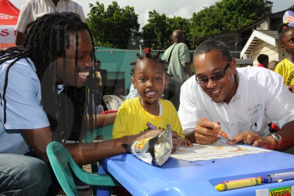 Gladstone Taylor / Photographer

after school event for children from basic schools chosen by the national child month committee from downtown kingston. held at the Gleaner's parking lot along east street.