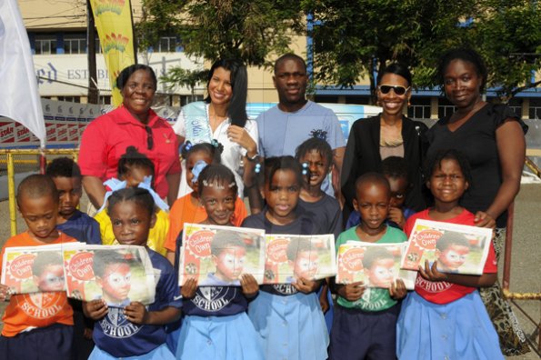 Gladstone Taylor / Photographer

after school event for children from basic schools chosen by the national child month committee from downtown kingston. held at the Gleaner's parking lot along east street.