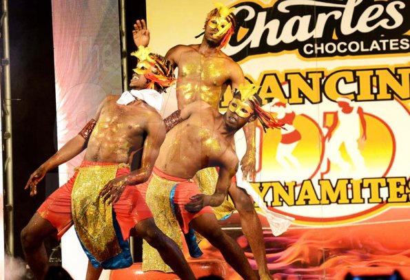 Rudolph Brown/ Photographer<\n>Unruly Skankaz Dancers show off their skill at the semi final of the 2018 Charles Chocolates Dancin’ Dynamites competition at the Jamaica College Auditorium in Kingston on Saturday May 12, 2018<\n><\n>