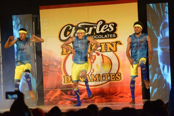 Rudolph Brown/ PhotographerStreet Team Dancers show off their skill at the semi final of the 2018 Charles Chocolates Dancin’ Dynamites competition at the Jamaica College Auditorium in Kingston on Saturday May 12, 2018