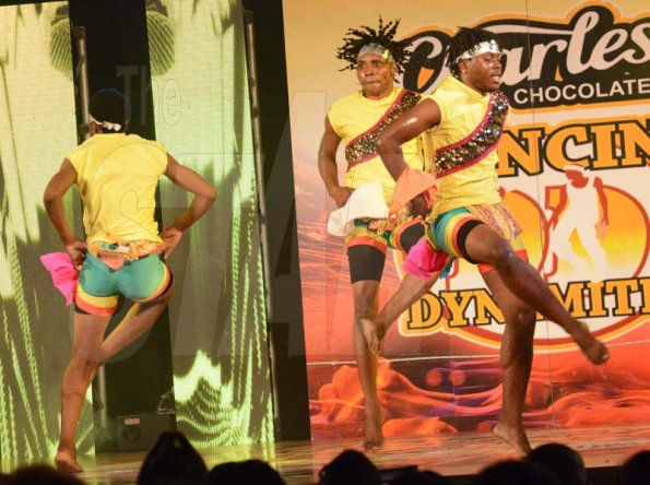 Rudolph Brown/ PhotographerNew Era Team Dancers show off their skill at the semi final of the 2018 Charles Chocolates Dancin’ Dynamites competition at the Jamaica College Auditorium in Kingston on Saturday May 12, 2018
