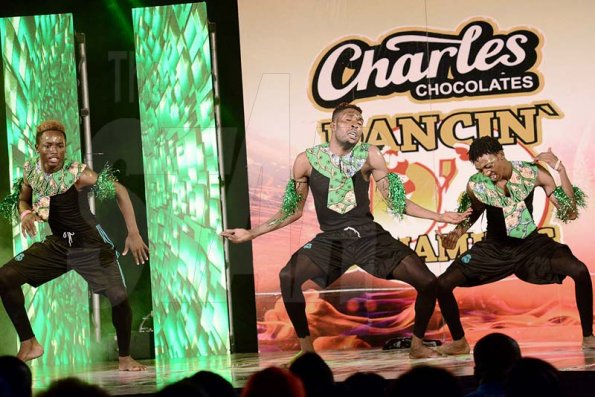 Rudolph Brown/ Photographer<\n>Code X Skankaz Dancers show off their skill at the semi final of the 2018 Charles Chocolates Dancin’ Dynamites competition at the Jamaica College Auditorium in Kingston on Saturday May 12, 2018<\n><\n>