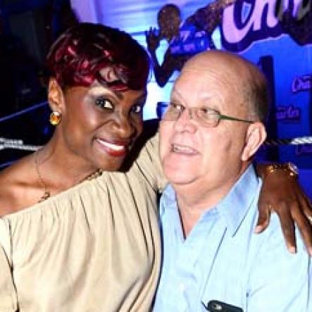 ContributedJenny Jenny and Larry Watson General Manager – Confectionery & Snacks Jamaica Ltd at Charles Chocolates Dancin' Dynamites 2018 Launch at Limelight Nightclub in Half Way Tree on January 6, 2018