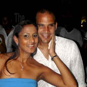 Contributed
Saveeta Castro skipped the Daydreams all white theme but her husband Wilbur Castro doesnt seem to mind at all during 
Red Stripe Daydreams held at the Solaris Estate in St. Thomas on Sunday December 13, 2009.
