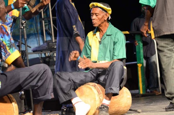 Shorn Hector/Photographer  Members of the Port Morant Kumina Group perfoming at the Seville Emancipation Jubilee 2018