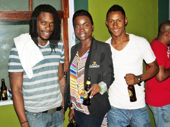 Contributed

ZJ Liquid (right) shares lens space with Guinness brand manager Racquel Nevins and Jermaine Young, also of Guinness.