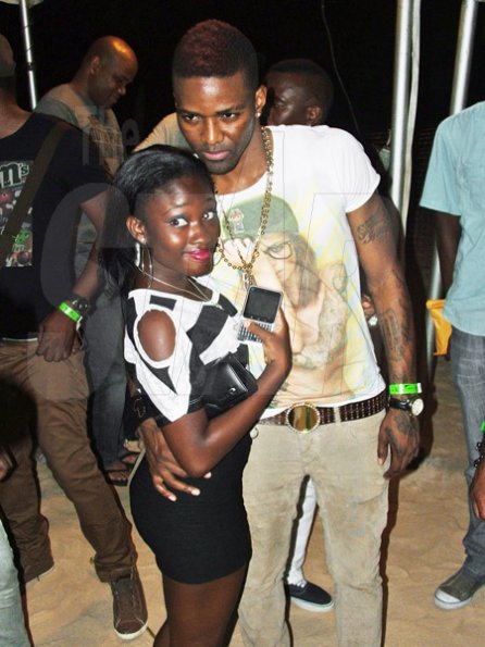 Carl Gilchrist

This cutie is delighted to get a hug from Konshens