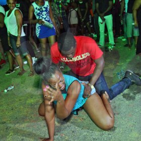 Scenes during Wray & Nephew White Rum Footloose Party held at Mas Camp, National Stadium Car Park, in Kingston recently.