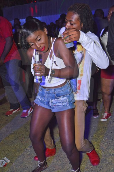 Scenes during Wray & Nephew White Rum Footloose Party held at Mas Camp, National Stadium Car Park, in Kingston recently.