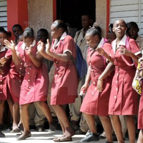 The Gleaner's Champs 100 School Tour pumped high energy into Herbert Morrison Technical High School, in Montego Bay, on Friday, March 12