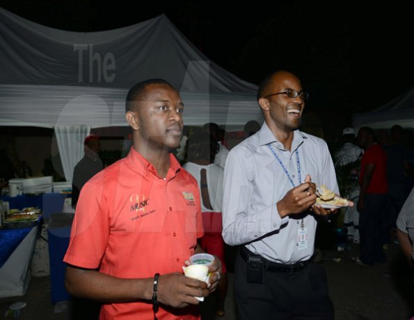 Winston Sill/Freelance Photographer
Gleaner Company annual Staff Party, held in the Courtyard, Gleaner Complex, North Street, Kingston on Friday night January 24, 2014.