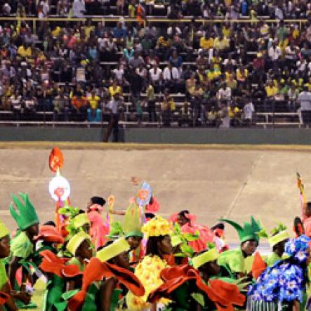 Winston Sill/Freelance Photographer
Jamaica Independence Grand Gala, held at the National Stadfium, Independence Park on Wednesday night August 6, 2014.