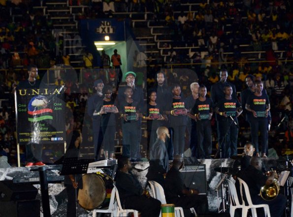 Winston Sill/Freelance Photographer
Jamaica Independence Grand Gala, held at the National Stadfium, Independence Park on Wednesday night August 6, 2014.