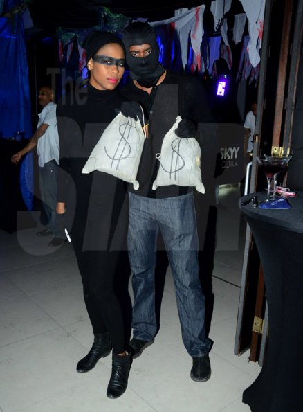 Winston Sill/Freelance Photographer
Skyy Vodka's "Dark Skyy Halloween Party", held at J.. Wray and Nephew Corporate Office, Dominica Drive, New Kingston on Friday night October 31, 2014.